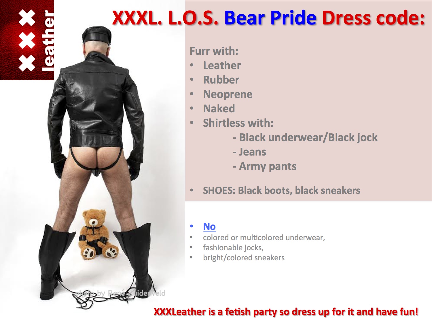 Presentation Dresscode Bear Pride