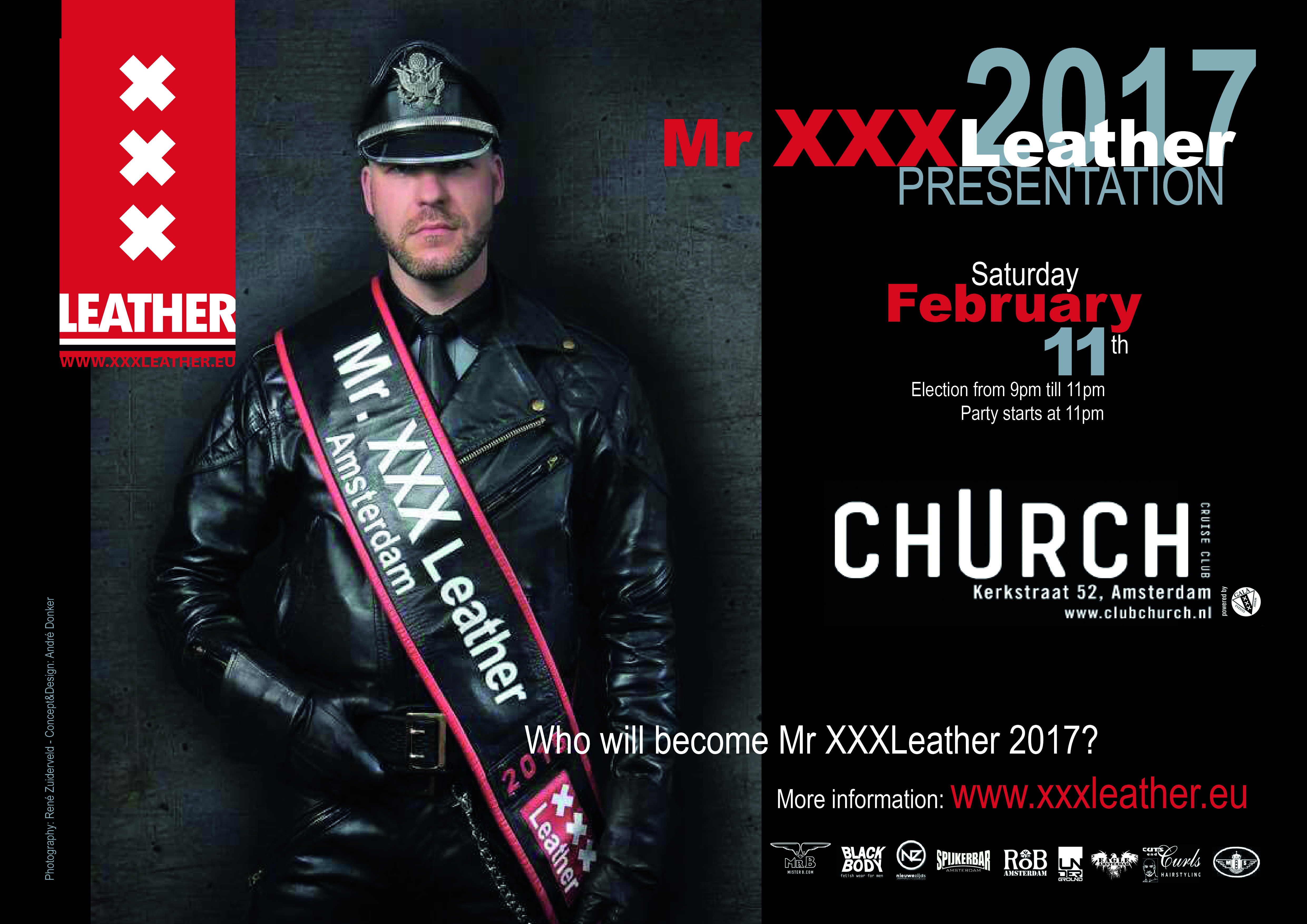 Flyer Mr XXXL 2017 presentation logo's print